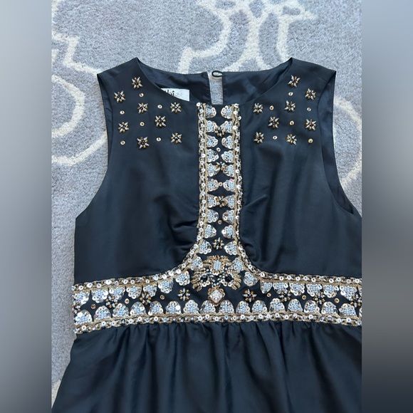 Tibi Size 2 Black Silk Mini Dress - Picture 4 of 7